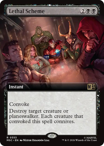 Lethal Scheme (Extended Art) (Commander: Marvel Super Heroes) (353) (MSC)