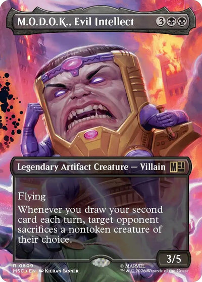 M.O.D.O.K., Evil Intellect (Borderless) (Commander: Marvel Super Heroes) (509) (MSC)
