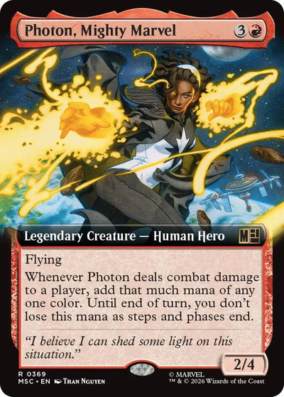Photon, Mighty Marvel (Extended Art) (Commander: Marvel Super Heroes) (369) (MSC)