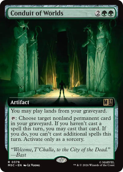 Conduit of Worlds (Extended Art) (Commander: Marvel Super Heroes) (378) (MSC)