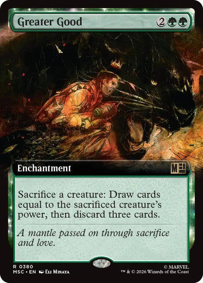 Greater Good (Extended Art) (Commander: Marvel Super Heroes) (380) (MSC)
