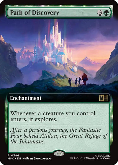 Path of Discovery (Extended Art) (Commander: Marvel Super Heroes) (386) (MSC)