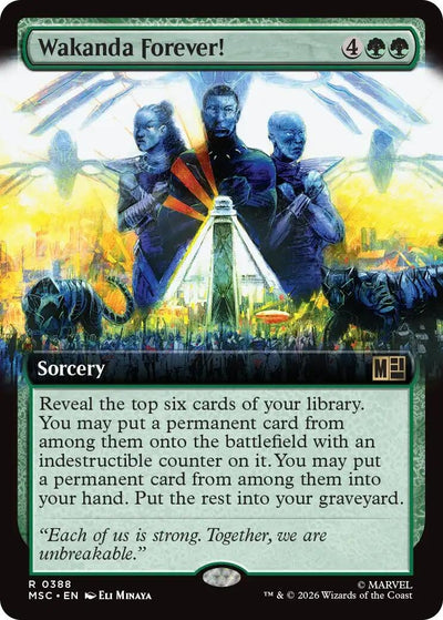 Wakanda Forever! (Extended Art) (Commander: Marvel Super Heroes) (388) (MSC)
