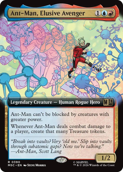 Ant-Man, Elusive Avenger (Extended Art) (Commander: Marvel Super Heroes) (390)