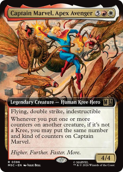 Captain Marvel, Apex Avenger (Extended Art) (Commander: Marvel Super Heroes) (396) (MSC)