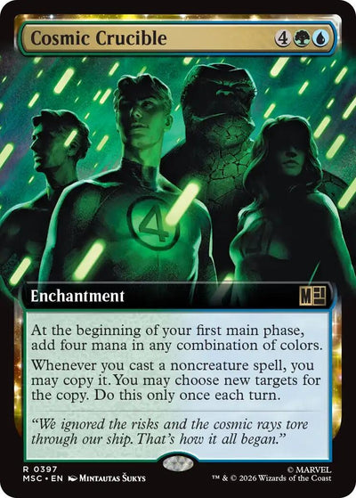 Cosmic Crucible (Extended Art) (Commander: Marvel Super Heroes) (397) (MSC)