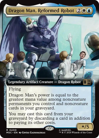 Dragon Man, Reformed Robot (Extended Art) (Commander: Marvel Super Heroes) (400) (MSC)
