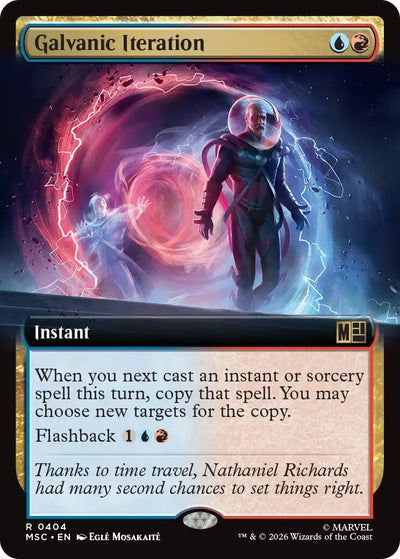 Galvanic Iteration (Extended Art) (Commander: Marvel Super Heroes) (404) (MSC)