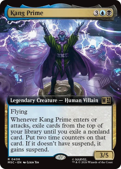 Kang Prime (Extended Art) (Commander: Marvel Super Heroes) (406) (MSC)