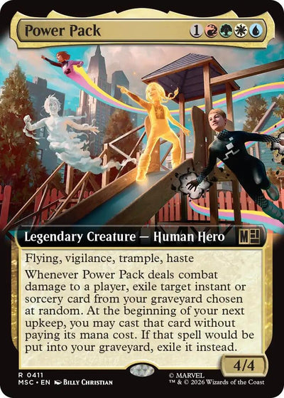 Power Pack (Extended Art) (Commander: Marvel Super Heroes) (411) (MSC)