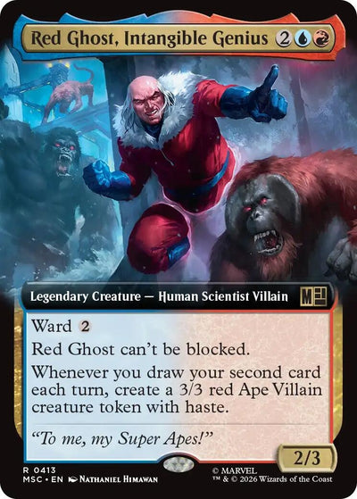 Red Ghost, Intangible Genius (Extended Art) (Commander: Marvel Super Heroes) (413) (MSC)