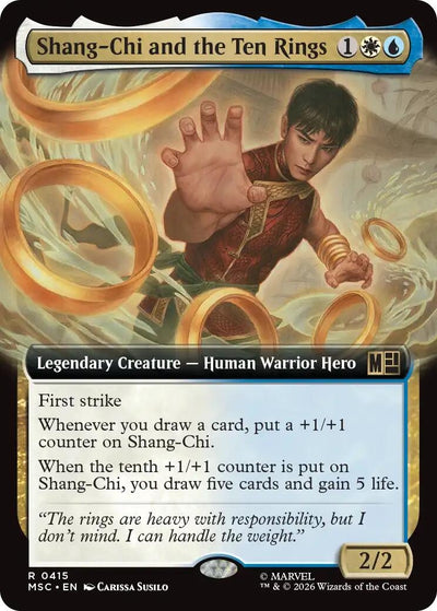 Shang-Chi and the Ten Rings (Extended Art) (Commander: Marvel Super Heroes) (415) (MSC)