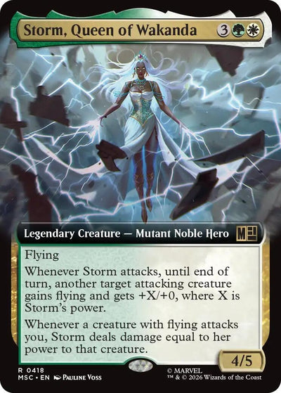 Storm, Queen of Wakanda (Extended Art) (Commander: Marvel Super Heroes) (418) (MSC)