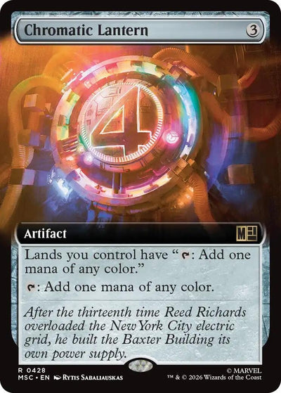 Chromatic Lantern (Extended Art) (Commander: Marvel Super Heroes) (428) (MSC)
