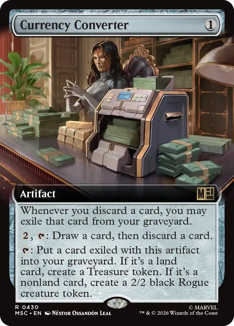 Image for Currency Converter (Extended Art) (Commander: Marvel Super Heroes) (430) (MSC) - Magic: The Gathering