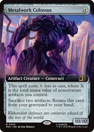 Metalwork Colossus (Extended Art) (Commander: Marvel Super Heroes) (442) (MSC)