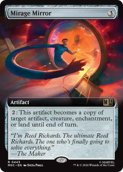 Mirage Mirror (Extended Art) (Commander: Marvel Super Heroes) (443) (MSC)