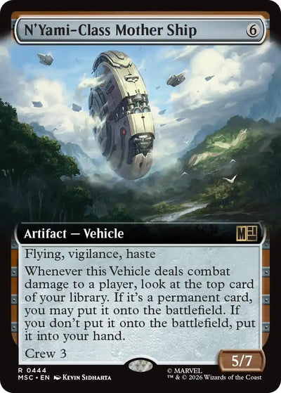 N'Yami-Class Mother Ship (Extended Art) (Commander: Marvel Super Heroes) (444) (MSC)