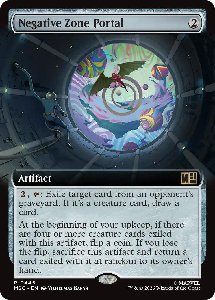 Image for Negative Zone Portal (Extended Art) (Commander: Marvel Super Heroes) (445) (MSC) - Magic: The Gathering