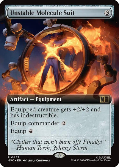 Unstable Molecule Suit (Extended Art) (Commander: Marvel Super Heroes) (457) (MSC)