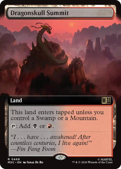 Dragonskull Summit (Extended Art) (Commander: Marvel Super Heroes) (468) (MSC)