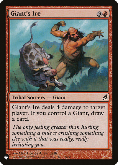 Giant's Ire [The List]