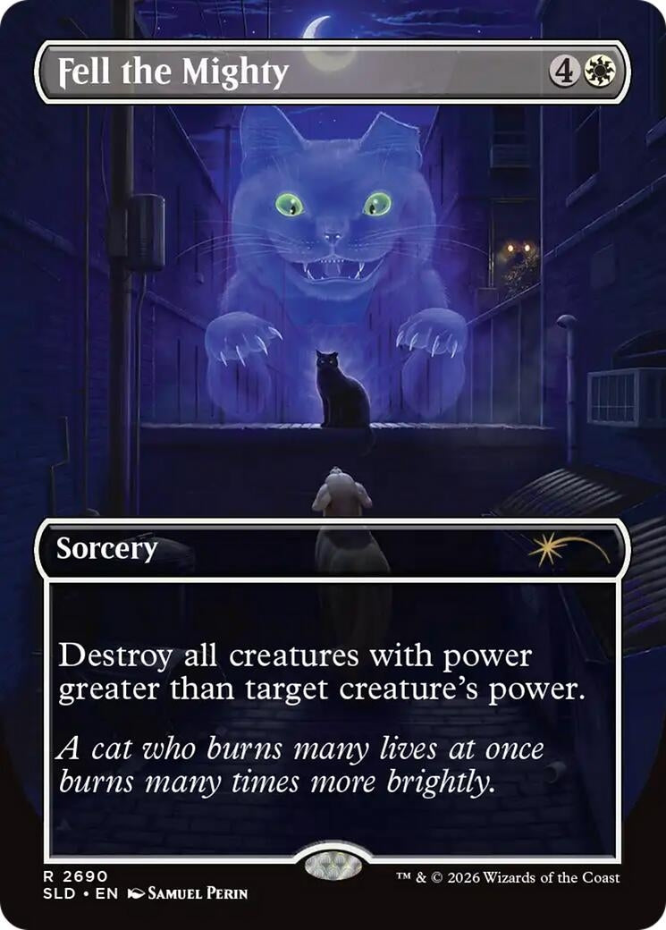 Image for Fell the Mighty (2690) (Secret Lair Drop Series) (2690) (SLD) - Magic: The Gathering