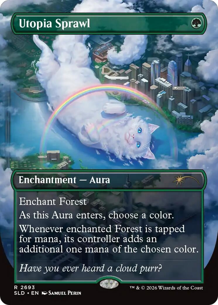 Image for Utopia Sprawl (2693) (Secret Lair Drop Series) (2693) (SLD) - Magic: The Gathering