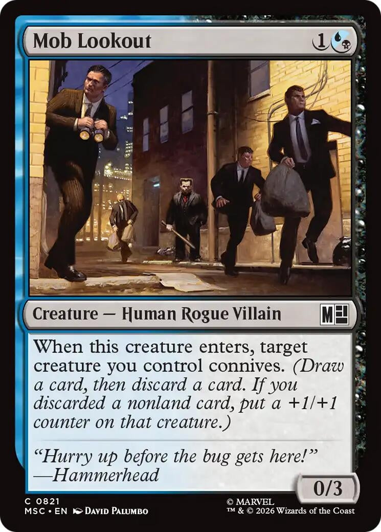 Image for Mob Lookout (Commander: Marvel Super Heroes) (821) (MSC) - Magic: The Gathering