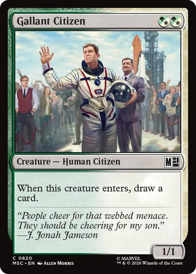 Gallant Citizen (Commander: Marvel Super Heroes) (820) (MSC)