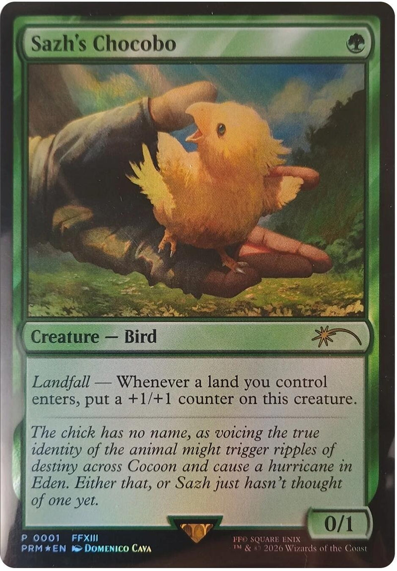 Image for Sazh's Chocobo (Unique and Miscellaneous Promos) (1) (UMP) - Magic: The Gathering