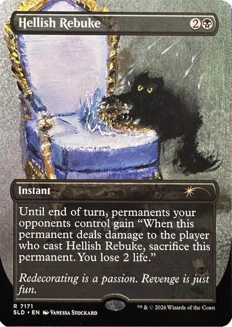 Image for Hellish Rebuke (Secret Lair Drop Series) (7171) (SLD) - Magic: The Gathering
