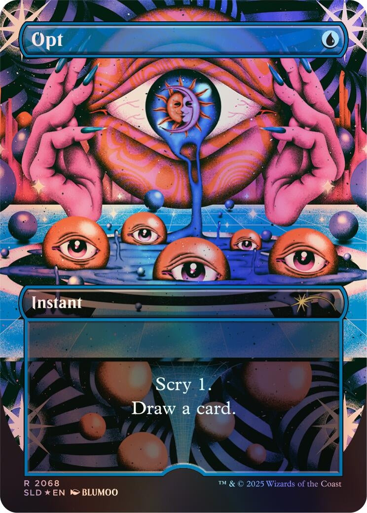 Image for Opt (2068) (Rainbow Foil) (Secret Lair Drop Series) (2068) (SLD) - Magic: The Gathering