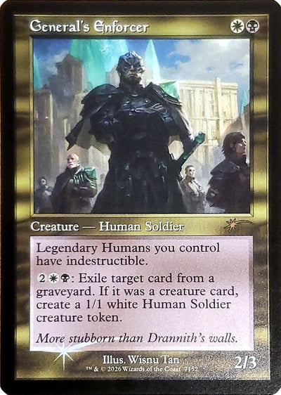 General's Enforcer (Retro Frame) (Secret Lair Drop Series) (7152) (SLD)