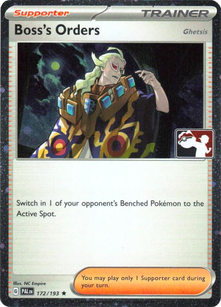 Image for Boss's Orders [Ghetsis] - 172/193 (Cosmos Holo) (Prize Pack Series Cards) (172/193) - Pokemon