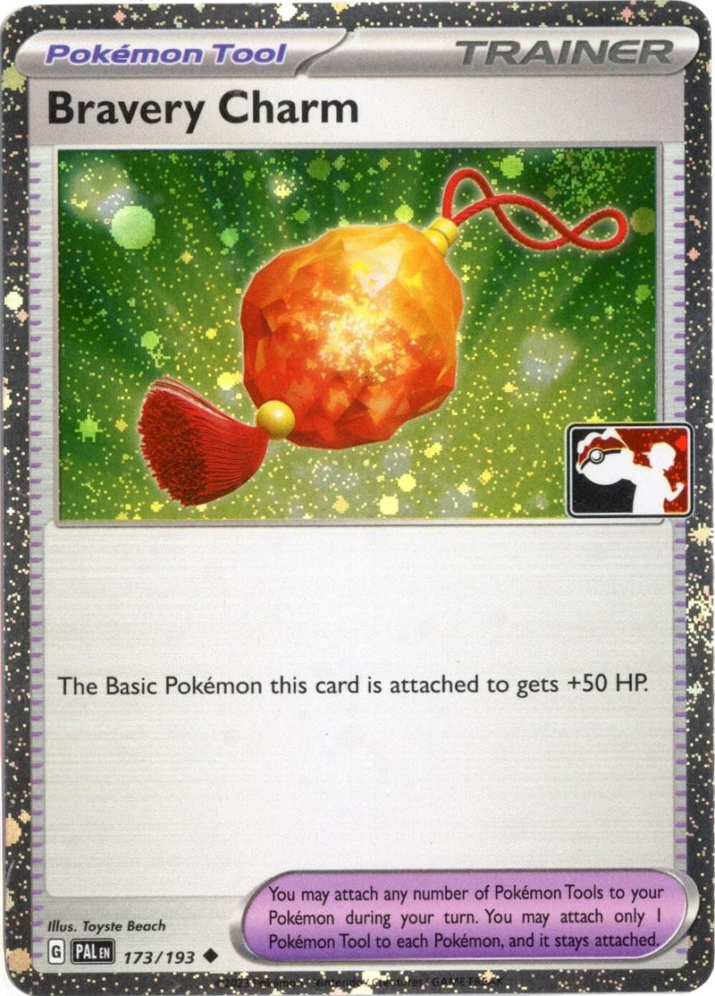 Image for Bravery Charm - 173/193 (Cosmos Holo) (Prize Pack Series Cards) (173/193) - Pokemon