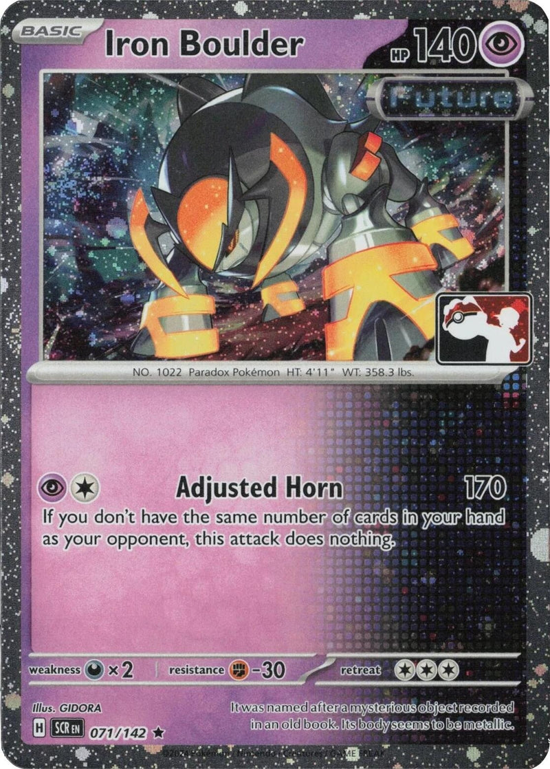 Image for Iron Boulder - 071/142 (Cosmos Holo) (Prize Pack Series Cards) (071/142) - Pokemon