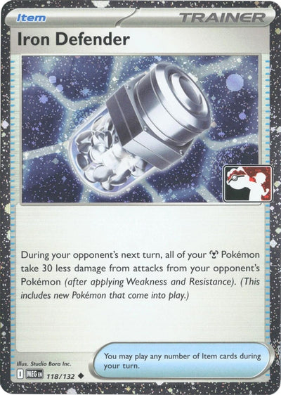 Iron Defender - 118/132 (Cosmos Holo) (Prize Pack Series Cards) (118/132)