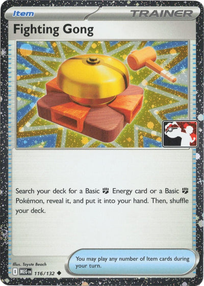 Fighting Gong - 116/132 (Cosmos Holo) (Prize Pack Series Cards) (116/132)