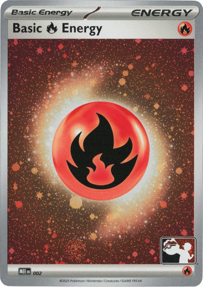 Basic Fire Energy - MEE 002 (Cosmos Holo) (Prize Pack Series Cards) (002)