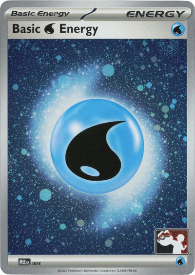 Basic Water Energy - MEE 003 (Cosmos Holo) (Prize Pack Series Cards) (003)