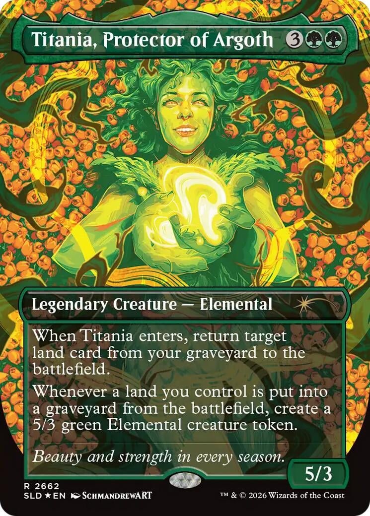 Image for Titania, Protector of Argoth (Secret Lair Drop Series) (2662) (SLD) - Magic: The Gathering