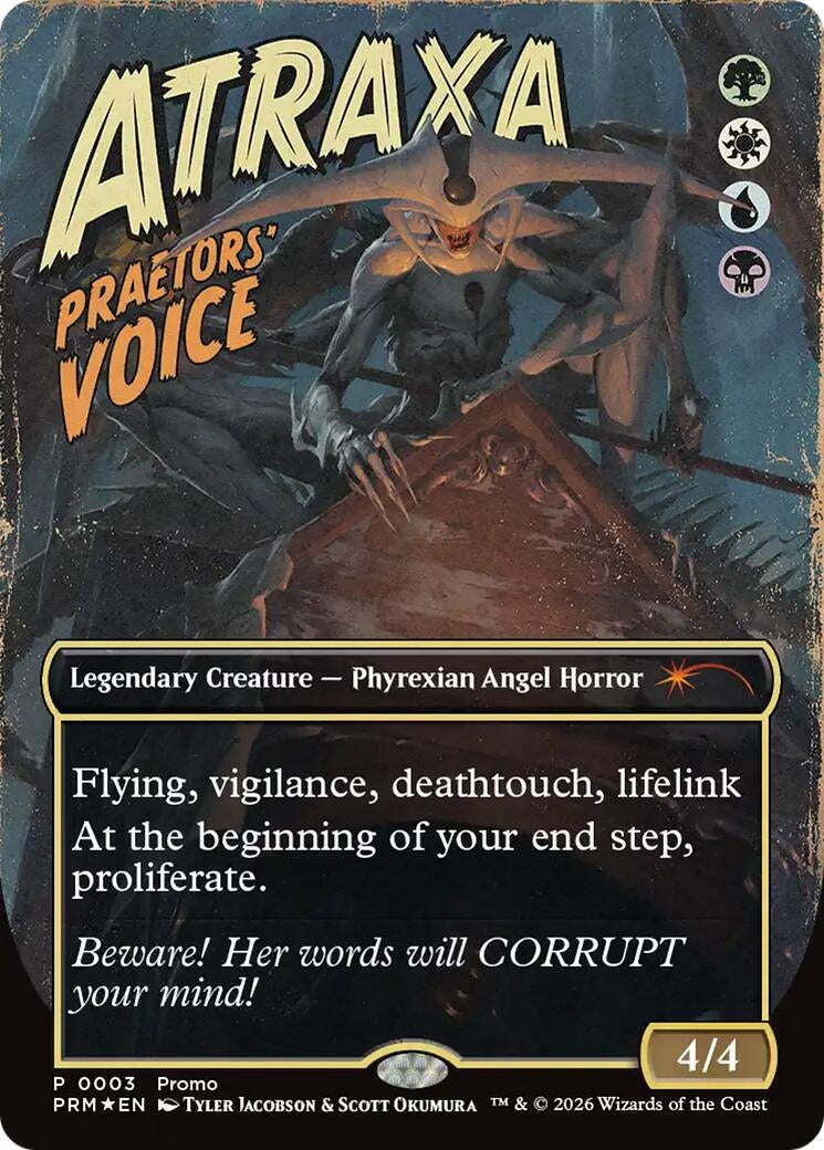Image for Atraxa, Praetors' Voice (MagicFest Cards) (3) (MFP) - Magic: The Gathering