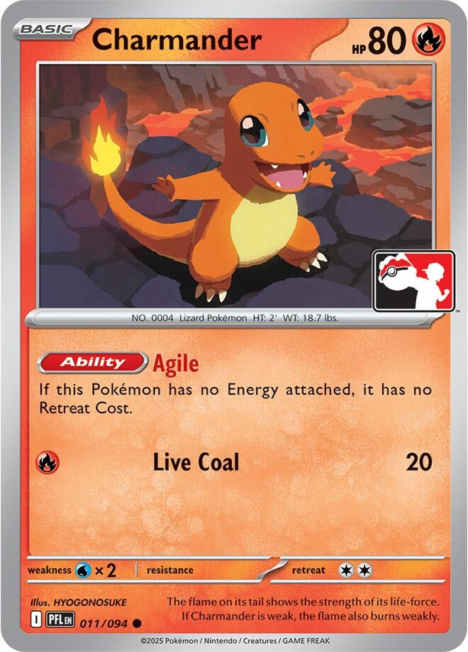 Image for Charmander (Prize Pack Series Cards) (011/094) - Pokemon