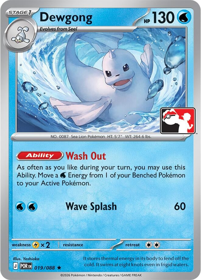 Image for Dewgong (Prize Pack Series Cards) (019/088) - Pokemon