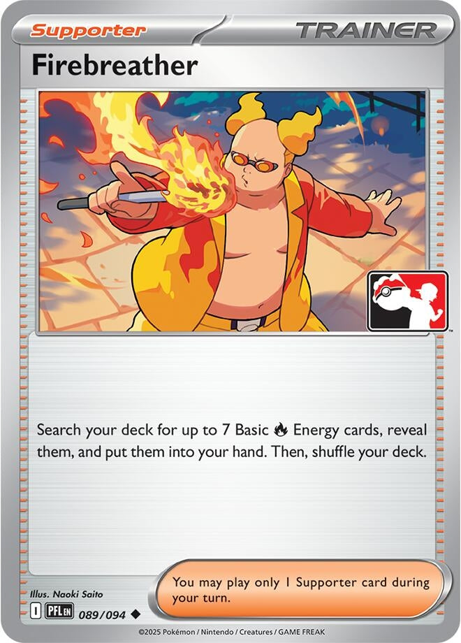 Image for Firebreather (Prize Pack Series Cards) (089/094) - Pokemon