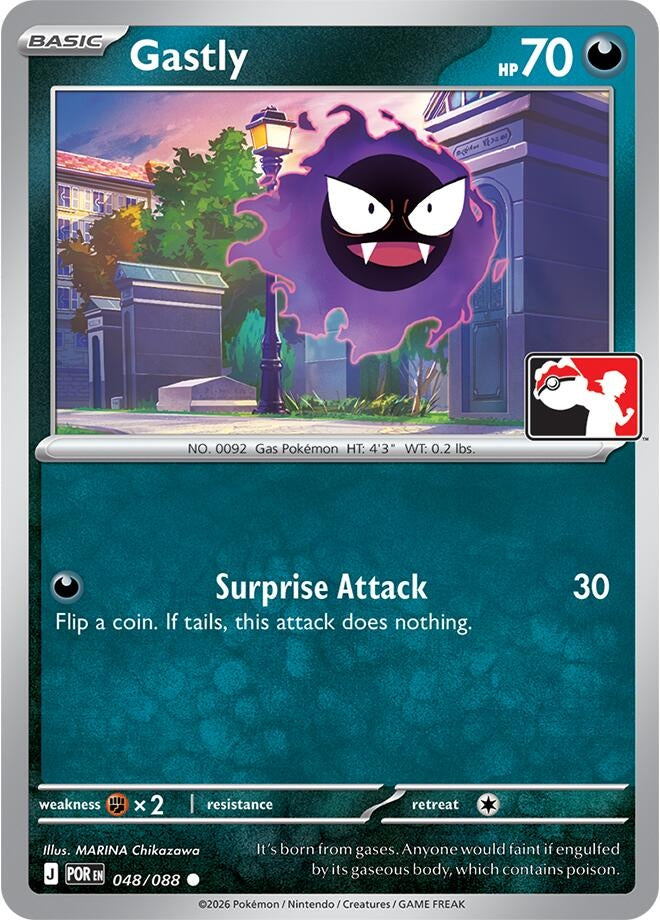 Image for Gastly (Prize Pack Series Cards) (048/088) - Pokemon