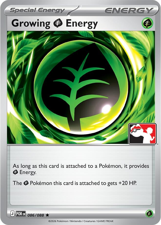 Image for Growing Grass Energy (Prize Pack Series Cards) (086/088) - Pokemon