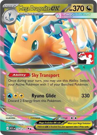Mega Dragonite ex (Prize Pack Series Cards) (152/217)