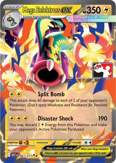 Mega Eelektross ex (Prize Pack Series Cards) (061/217)